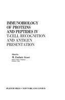 Cover for Immunobiology of Proteins and Peptides (Advances in Experimental Medicine and Biology)