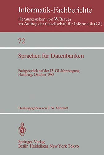 Cover for Sprachen für Datenbanken