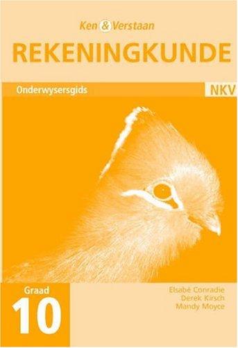 Cover for Study and Master Accounting Grade 10 Teacher's Book Afrikaans Translation