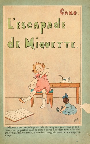 Cover for L'escapade de Miquette