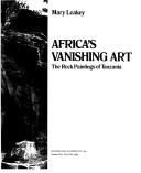 Cover for Africa's vanishing art