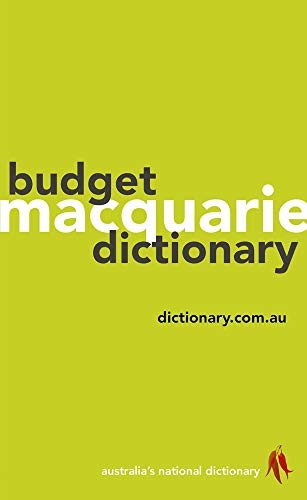 Cover for Macquarie Budget Dictionary