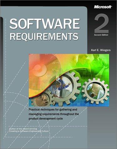 Cover for Software Requirements