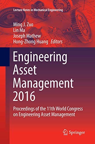 Cover for Engineering Asset Management 2016