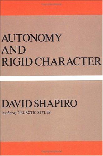 Cover for Autonomy and Rigid Character