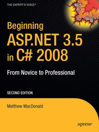 Cover for Beginning ASP.NET 3.5 in C# 2008: From Novice to Professional, Second Edition (Beginning: from Novice to Professional)