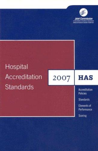 Cover for 2007 Hospital Accreditation Standards