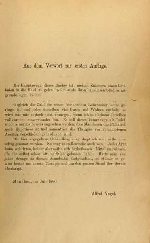 Cover for Lehrbuch der Kinderkrankheiten