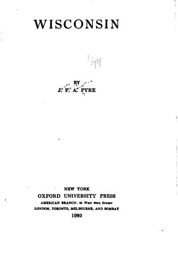 Cover for Wisconsin