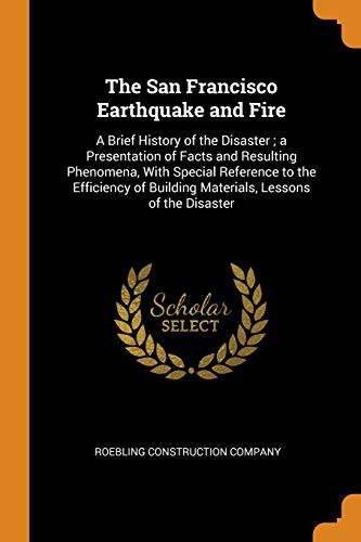 Cover for The San Francisco Earthquake and Fire