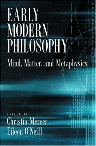 Cover for Early Modern Philosophy