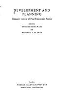 Cover for Development and planning: essays in honour of Paul Rosenstein Rodan