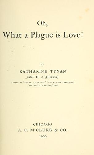 Cover for Oh, what a plague is love !