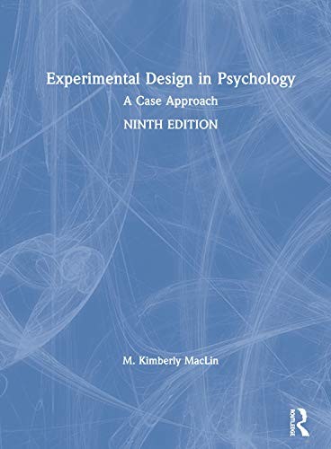 Cover for Experimental Design in Psychology
