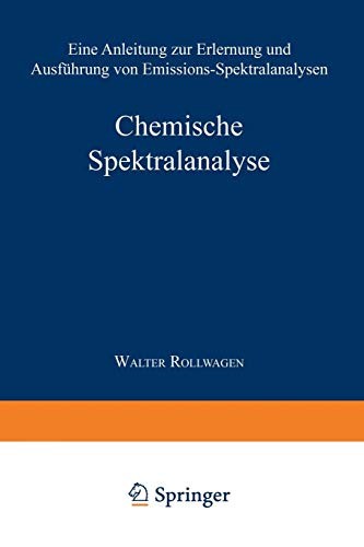 Cover for Chemische Spektralanalyse