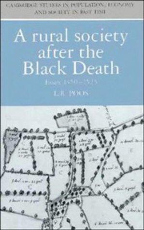 Cover for A rural society after the Black Death