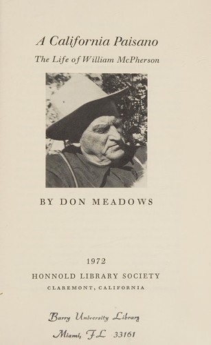 Cover for A California paisano