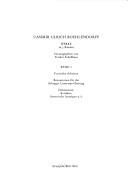 Cover for Werke