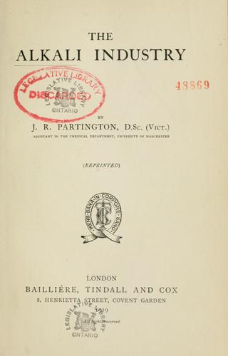 Cover for alkali industry