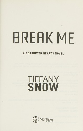 Cover for Break me