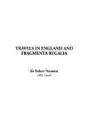 Cover for Travels in England and Fragmenta Regalia
