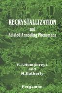 Cover for Recrystallization and related annealing phenomena