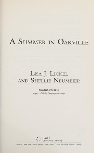 Cover for A summer in Oakville