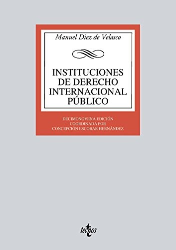 Cover for Instituciones de Derecho Internacional público