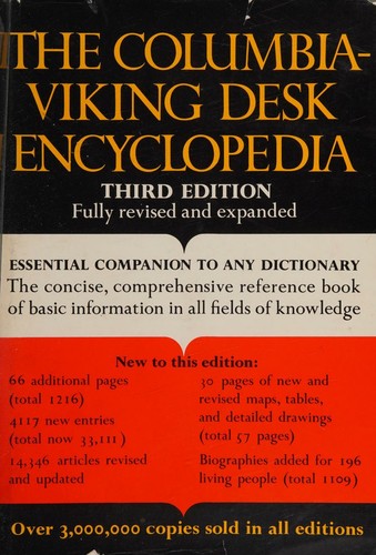 Cover for THE COLUMBIA-VIKING DESK ENCYCLOPEDIA