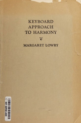 Cover for Keyboard Approach to Harmony