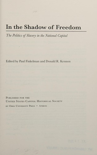 Cover for In the shadow of freedom