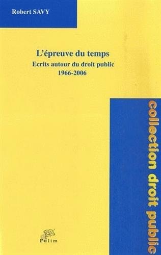 Cover for L' épreuve du temps