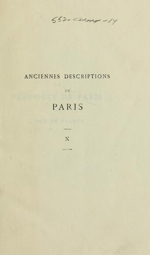 Cover for La prévosté de Paris et l'Isle-de-France