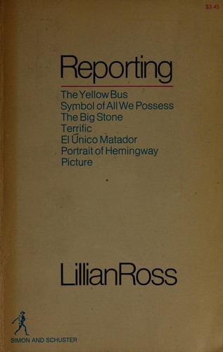 Cover for Reporting.
