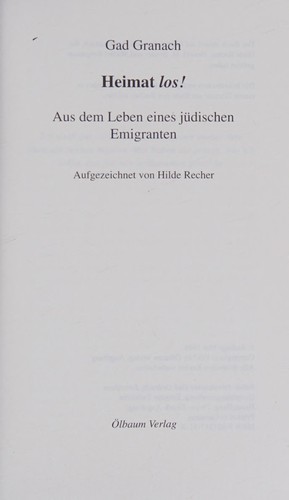 Cover for Heimat los!