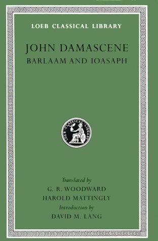 Cover for Barlaam and Ioasaph