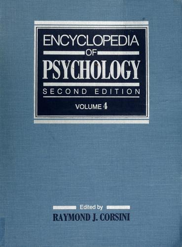 Cover for Encyclopedia of psychology
