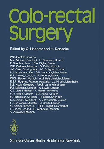 Cover for Colo-Rectal Surgery