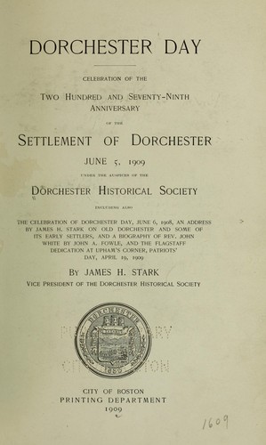 Cover for Dorchester day