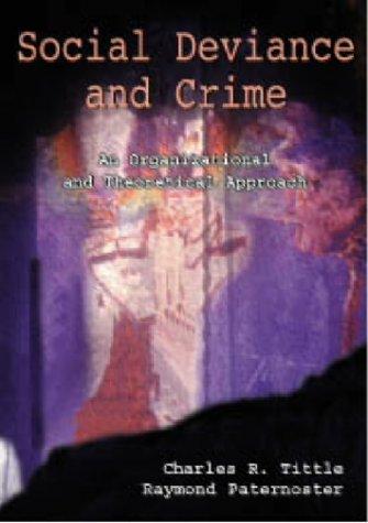 Cover for Social deviance and crime