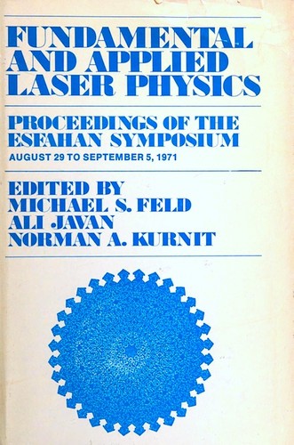 Cover for Fundamental and applied laser physics