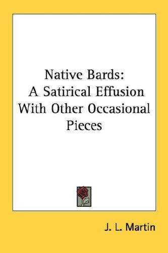 Cover for Native Bards