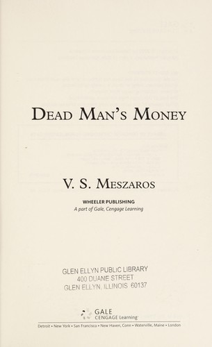 Cover for Dead man's money