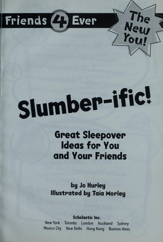 Cover for Slumber-ific!