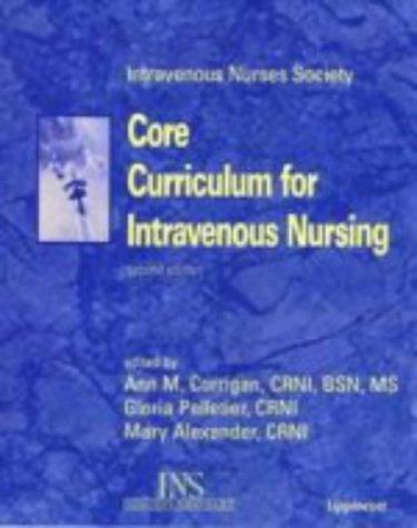 Cover for Core Curriculum for Intravenous Nursing (Books)