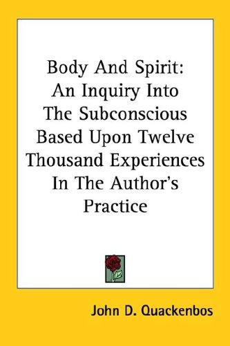 Cover for Body and Spirit