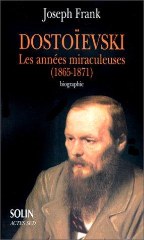 Cover for Dostoïevski