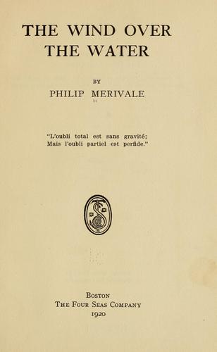 Cover for The wind over the water