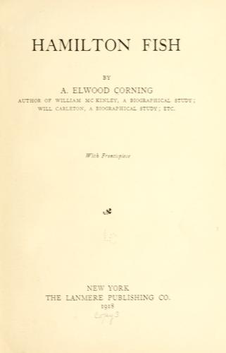 Cover for Hamilton Fish