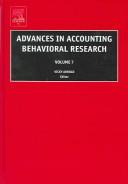 Cover for Advances in Accounting Behavioral Research, Volume 7
